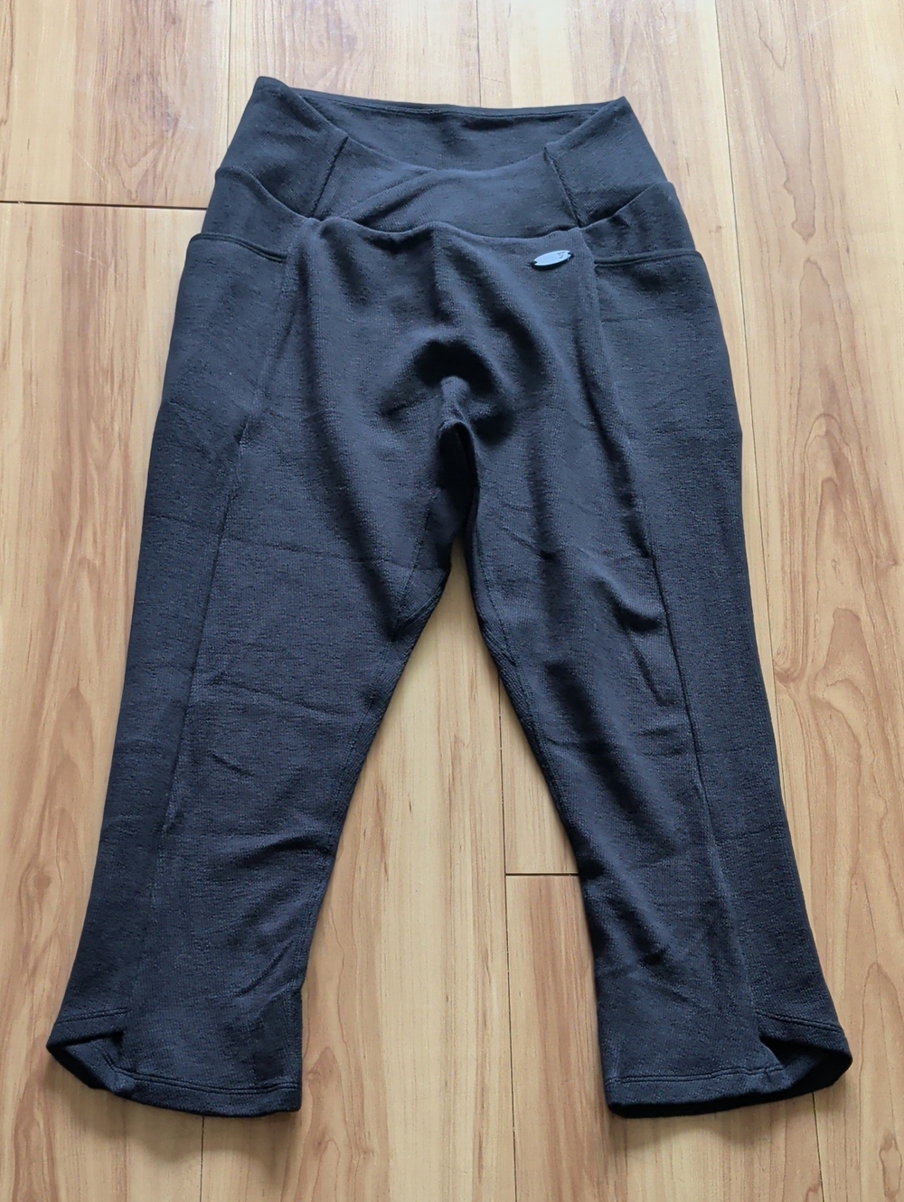 Gymshark Black Capri Leggings with High Waist